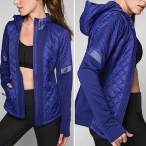 Athlete Rock Springs Quilted Hooded Full Zip Insulated Jacket (S)